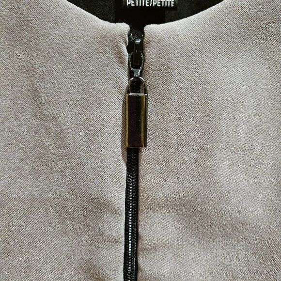 Positive Attitude Black/Tan Women's 2-Piece Pantsuit - 12P - Picture 4 of 12